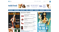 Desktop Screenshot of modelsntrends.com